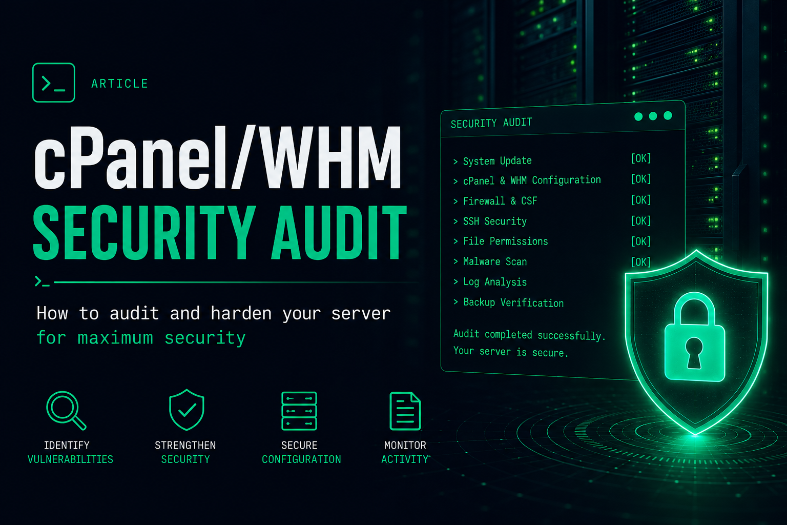 WHM/cPanel Server Audit